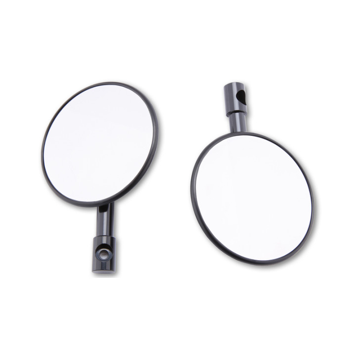 Rétroviseur d'embout de guidon Highsider smart Superbike - noir 301-077