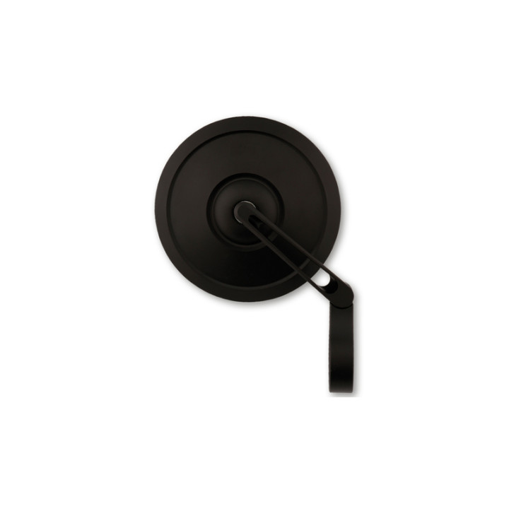 Rétroviseur d'embout de guidon Highsider pro Retro court - noir