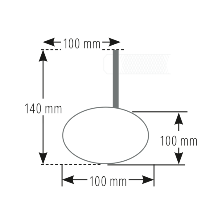 Rétroviseur d'embout de guidon Highsider smart Superbike - noir 301-077