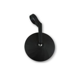 Rétroviseur d'embout de guidon Highsider smart Circula-P court – noir mat – à l'unité