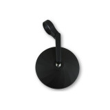 Rétroviseur d'embout de guidon Highsider smart Circula-P court – noir mat – à l'unité