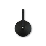 Rétroviseur d'embout de guidon Highsider smart Circula-P court – noir mat – à l'unité