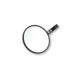 Rétroviseur d'embout de guidon Highsider smart Circula-P court – noir mat – à l'unité