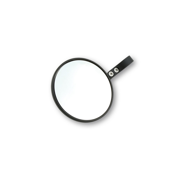 Rétroviseur d'embout de guidon Highsider smart Circula-P court – noir mat – à l'unité