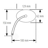 Rétroviseur de guidon Highsider smart Agila - chrome