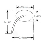 Rétroviseur de guidon Highsider smart Booster 2 - noir 301-142