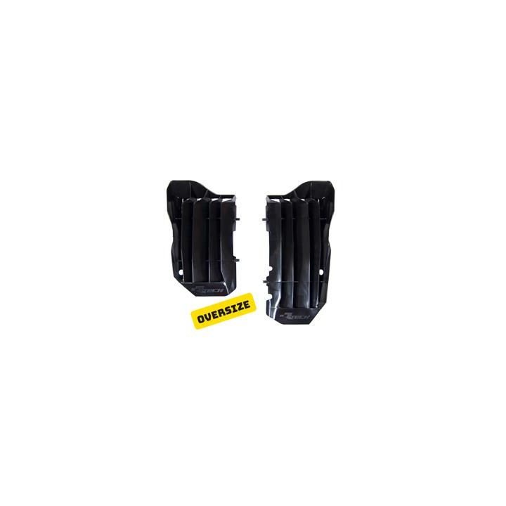 Cache radiateur grande capacité Racetech noir Honda crf450r/450rx
