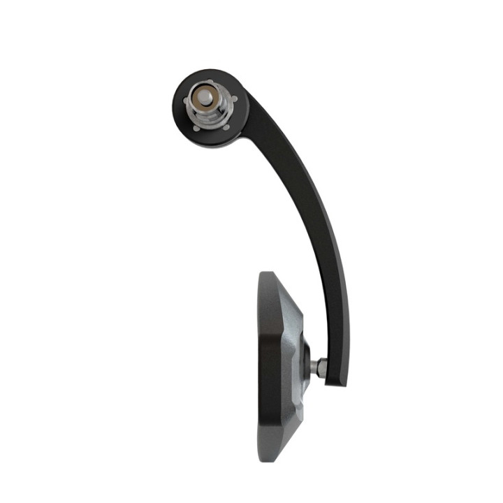 Rétroviseur d'embout de guidon Highsider smart Booster 2 Evo - noir