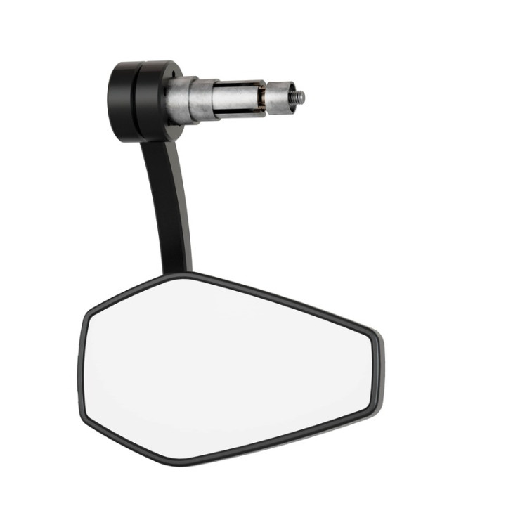Rétroviseur d'embout de guidon Highsider smart Booster 2 Evo - noir