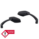 Rétroviseur de guidon Highsider smart Luca - noir | Oxmoto