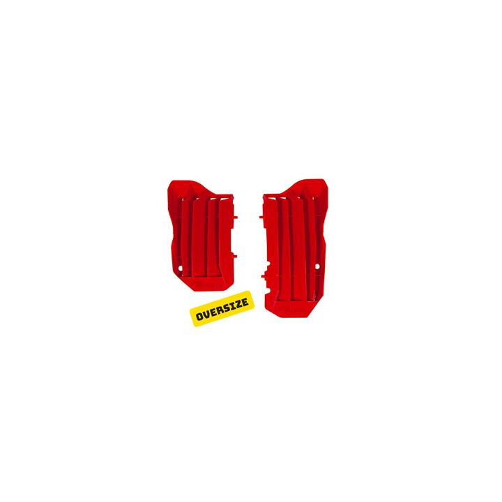 Cache radiateur grande capacité Racetech rouge Honda crf450r/450rx