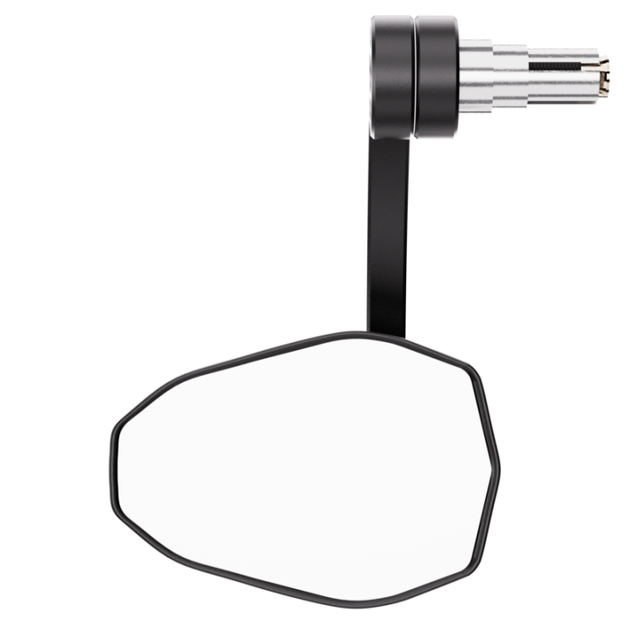 Rétroviseur d'embout de guidon Highsider pro Victory-Blast EVO – noir mat – à l'unité
