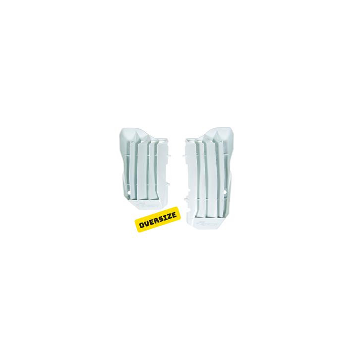 Cache radiateur grande capacité Racetech blanc Honda crf450r/450rx