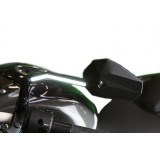 Rétroviseur de guidon Highsider pro Stealth -X3 avec feux de position LED - noir - la paire