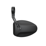 Rétroviseur d'embout de guidon Highsider pro Ferrara 2 court - noir - l'unité