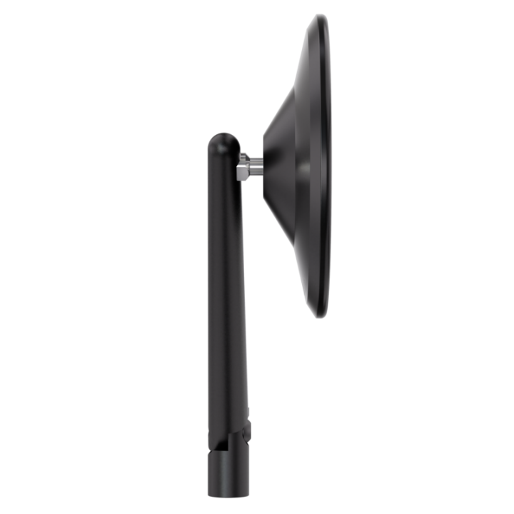 Rétroviseur de guidon Highsider pro Montana-Blast – noir mat – à l'unité