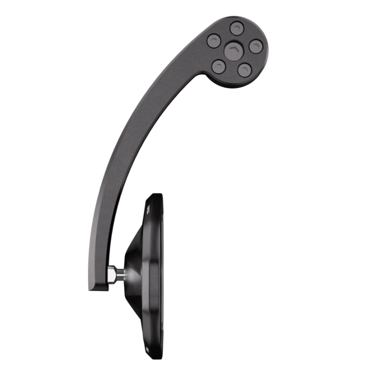 Rétroviseur d'embout de guidon Highsider pro Victory-Blast EVO – noir mat – à l'unité