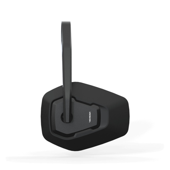 Rétroviseur d'embout de guidon Highsider pro Ventura-Trek long – noir/noir – à l'unité