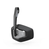 Rétroviseur d'embout de guidon Highsider pro Ventura-Trek long – noir/argent – à l'unité