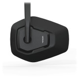 Rétroviseur d'embout de guidon Highsider pro Ventura-Trek long – noir/noir – à l'unité