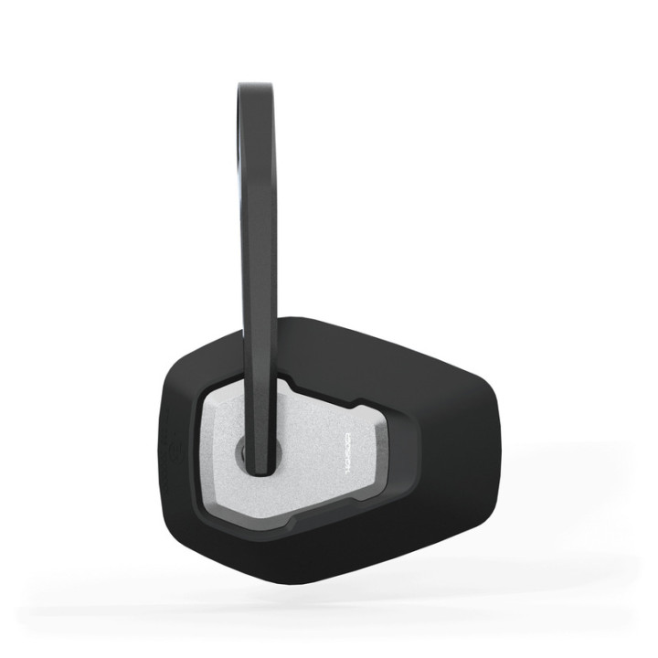Rétroviseur d'embout de guidon Highsider pro Ventura-Trek long – noir/argent – à l'unité