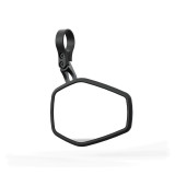 Rétroviseur d'embout de guidon Highsider pro Ventura-Trek court – noir/argent – à l'unité