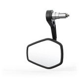 Rétroviseur d'embout de guidon Highsider pro Ventura-Trek EVO long – noir/argent – à l'unité