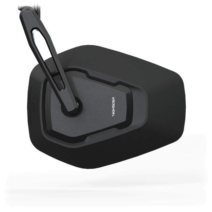 Rétroviseur d'embout de guidon Highsider pro Ventura-Trek court – noir/noir – à l'unité