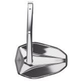 Rétroviseur d'embout de guidon Highsider pro Victory – chromé – à l'unité