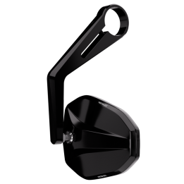 Rétroviseur d'embout de guidon Highsider pro Victory long – noir – à l'unité