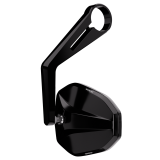 Rétroviseur d'embout de guidon Highsider pro Victory long – noir – à l'unité