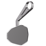 Rétroviseur d'embout de guidon Highsider pro Victory – chromé – à l'unité