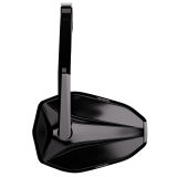 Rétroviseur d'embout de guidon Highsider pro Victory long – noir – à l'unité
