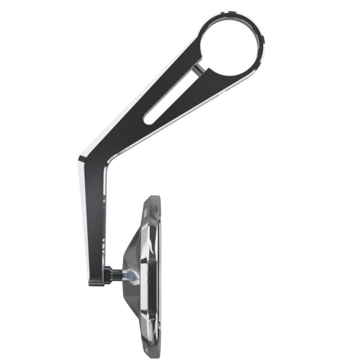 Rétroviseur d'embout de guidon Highsider pro Victory – chromé – à l'unité