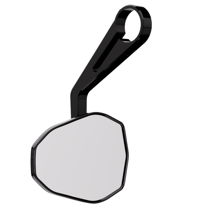 Rétroviseur d'embout de guidon Highsider pro Victory long – noir – à l'unité