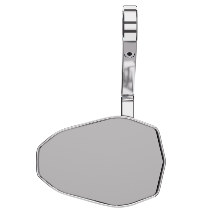 Rétroviseur d'embout de guidon Highsider pro Victory – chromé – à l'unité