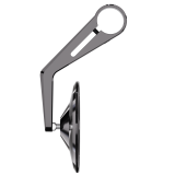 Rétroviseur d'embout de guidon Highsider pro Montana long – noir – à l'unité