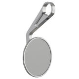 Rétroviseur d'embout de guidon Highsider pro Montana – chromé – à l'unité