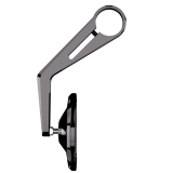 Rétroviseur d'embout de guidon Highsider pro Victory long – noir – à l'unité