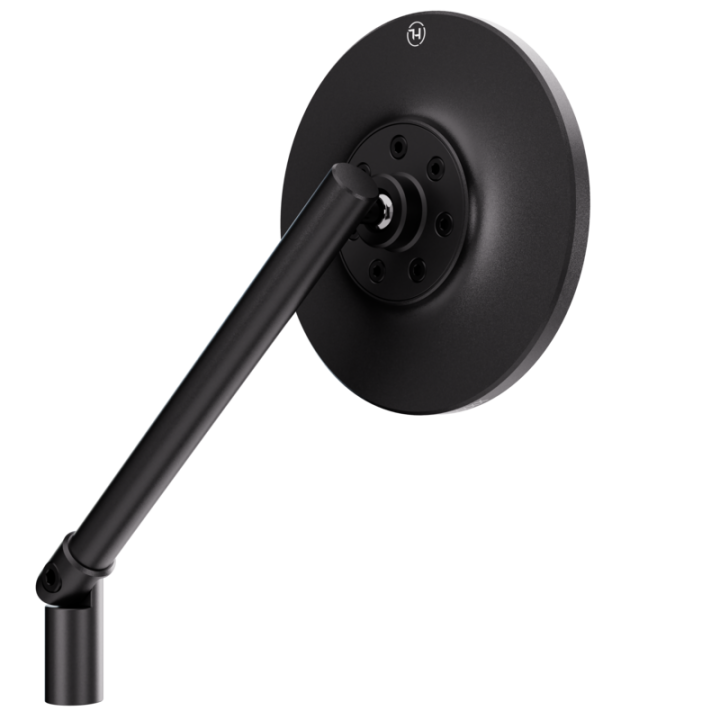 Rétroviseur de guidon Highsider pro Conero Black-Edition – noir mat – à l'unité