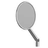 Rétroviseur de guidon Highsider pro Montana – chromé – à l'unité
