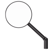 Rétroviseur de guidon Highsider pro Conero Black-Edition – noir mat – à l'unité