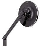 Rétroviseur de guidon Highsider pro Conero long – noir – à l'unité