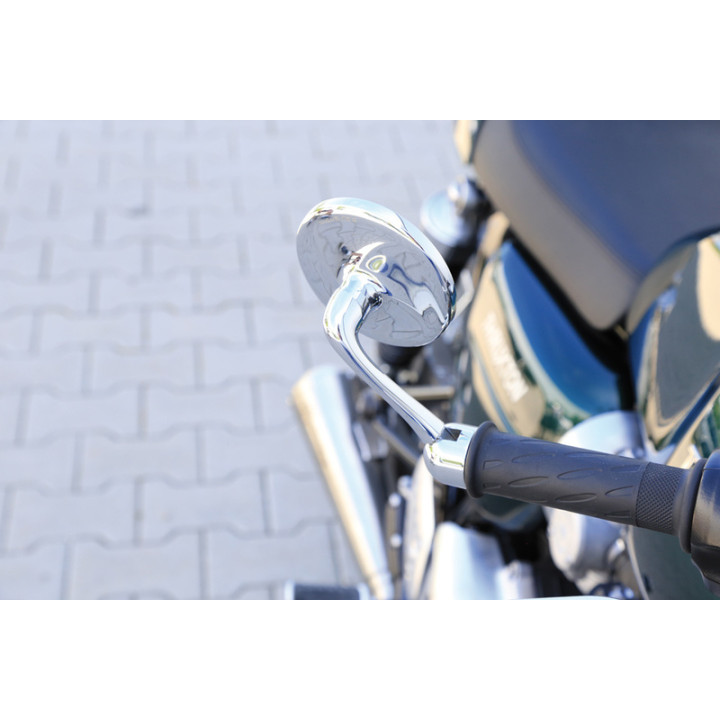 Rétroviseur embout de guidon Highsider pro Classic - chromé