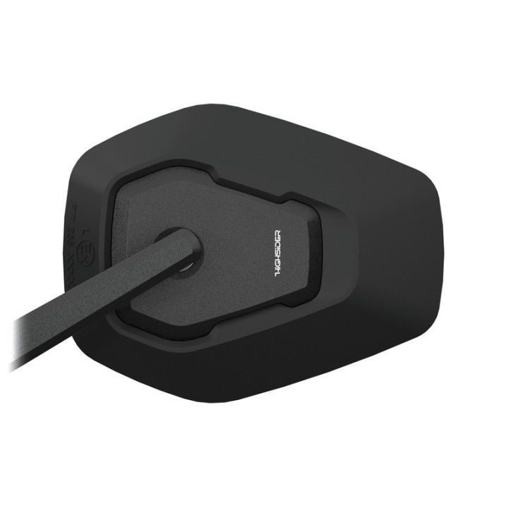 Rétroviseur de guidon Highsider pro Ventura-Trek – noir/noir – la paire
