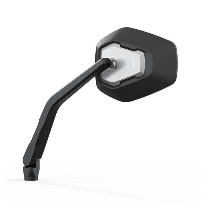 Rétroviseur de guidon Highsider pro Ventura-Trek – noir/argent – la paire