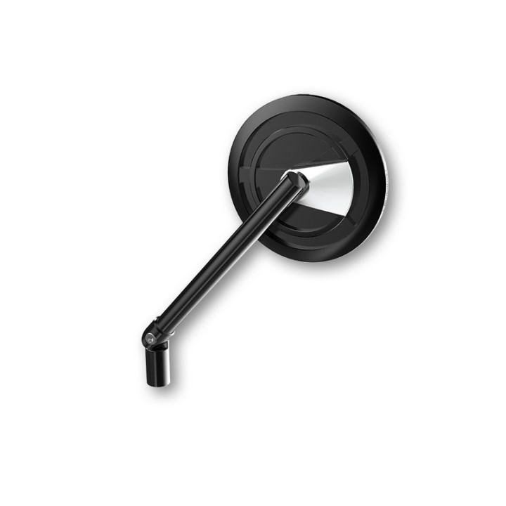 Rétroviseur sur guidon Highsider pro Enterprise - noir/argent