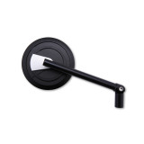 Rétroviseur sur guidon Highsider pro Enterprise - noir/argent