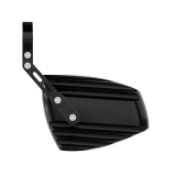 Rétroviseur embout de guidon Highsider pro Wave - noir/argent
