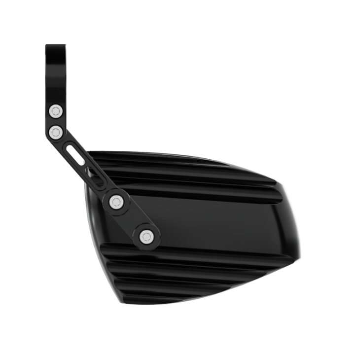 Rétroviseur embout de guidon Highsider pro Wave - noir/argent